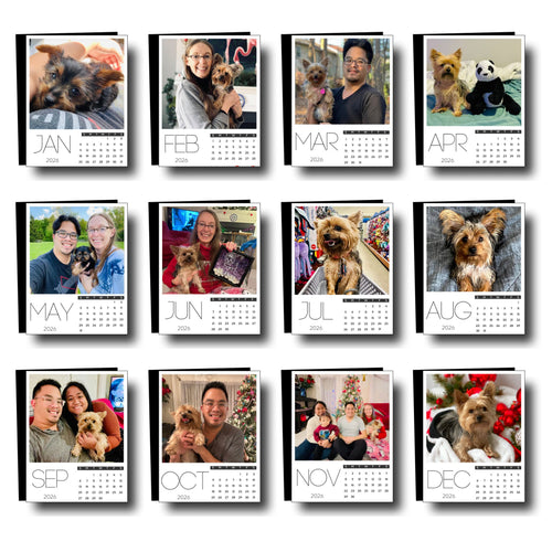 Custom Photo Magnetic Calendar